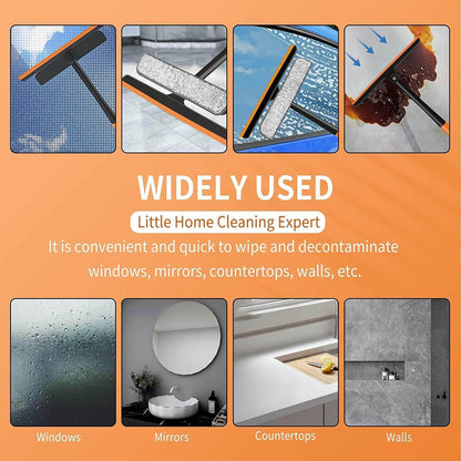 3 in 1 Plastic Easy Glass Spray Type Cleaning Brush