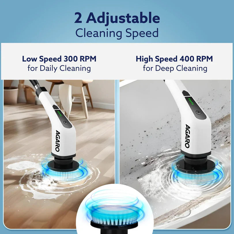Electric Spin Scrubber Pro – 8-in-1 Cleaning Brush