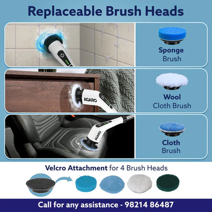 Electric Spin Scrubber Pro – 8-in-1 Cleaning Brush