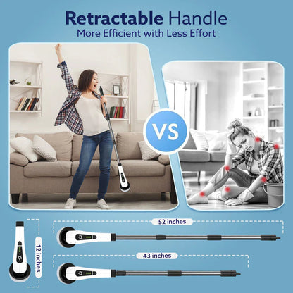 Electric Spin Scrubber Pro – 8-in-1 Cleaning Brush