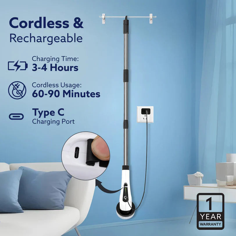 Electric Spin Scrubber Pro – 8-in-1 Cleaning Brush